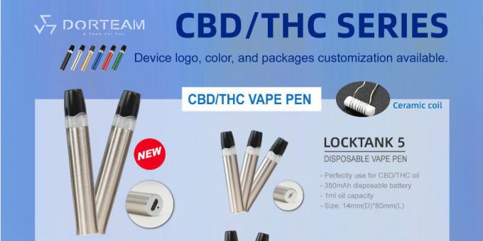 Νέος κεραμικός Cbd Ε μίας χρήσης Vape τσιγάρων χονδρικός προμηθευτής ODM υποστήριξης μανδρών Cbd
